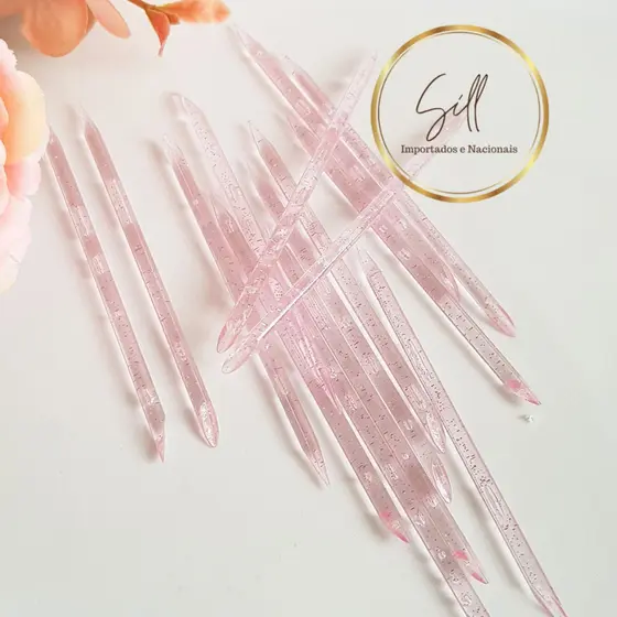 Empurrador de Cutículas Para Unhas Manicure Cutícula Pé Mão Desencrava