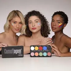 Paleta Camuflagem Para Pele Makiê Mapa Das Cores