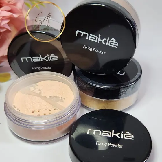 Pó Fixing Powder para Maquiagem Makiê