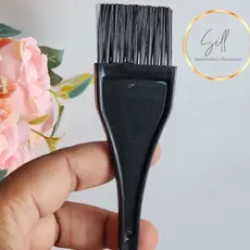 Pincel para Cabelos Tintura ou Barbeiro Preto Pequeno - Unidade