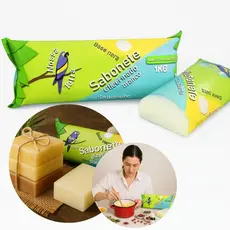 Base Glicerina Glicerinada Branca Para Sabonete - Nossa Terra 1Kg