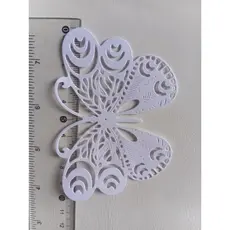 Borboletas Brancas - kit 16 unidade -Aplique ,Artesanato, Decoração, festas, Balões, scrapbook.