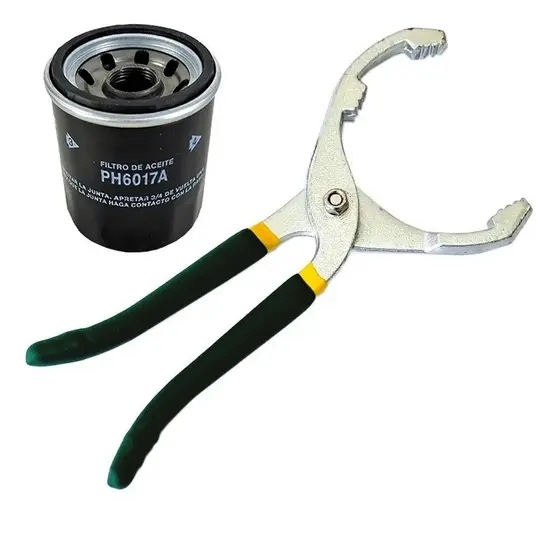 Alicate Saca Filtro de Óleo Ajustável 50–100 mm – Empunhadura Emborrachada e Uso Profissional
