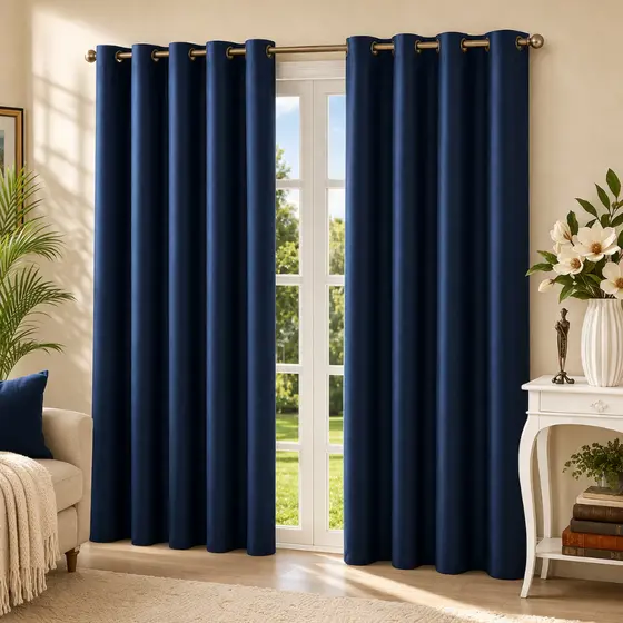 Cortina Blackout PVC Corta 100% a Luz 2,80 m x 2,20 m para Sala, Escritorio, Quarto