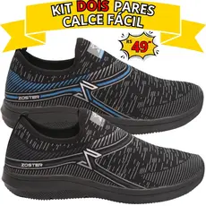 Kit 2 Tênis Meia Masculino Sem Cadarço – Moderno e Versátil, Diversas Cores | Envio Rápido
