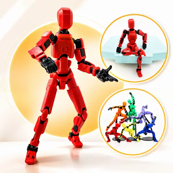 Boneco 100% Articulado para Montagem Dummy 13 Figura de Ação Brinquedo Manequim Presente Infantil