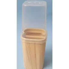 Porta Escova de Dente com Tampa Organizador De Banheiro Porta Escovas Plastico
