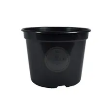 10 vasos plastico pote 15 para mudas plantas volume de 1 litro cor preta