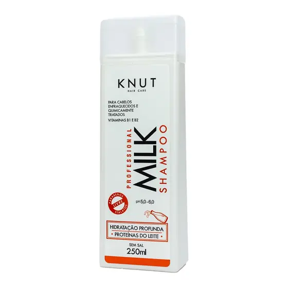 Shampoo Knut Milk - Hidratação Profunda 250ml