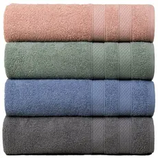 Kit 4 Toalha de Rosto Fio Penteado Extra Macia Comfort