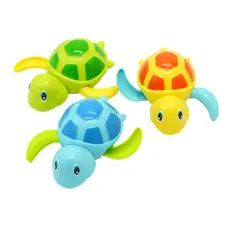 Tartaruga a corda Brinquedo Banheira Bebê Banho Feliz Nadar Piscina