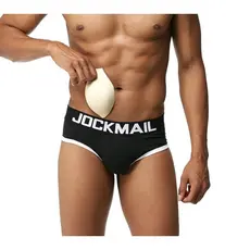 Cueca Com Enchimento Para Bumbum E Bojo Da Frente Jockmail