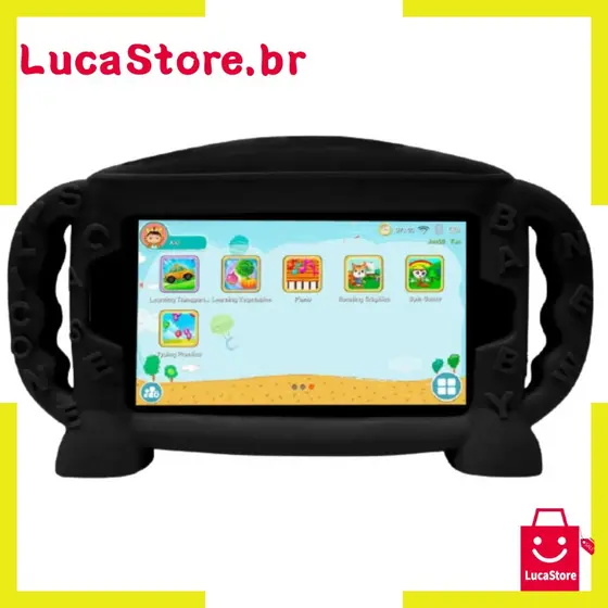 Capinha Capa Emborrachada infantil para Tablet 10 / 10.1 Polegadas Universal Protetora