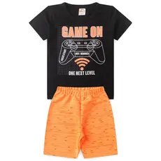 Conjunto Infantil Masculino Silk Game On Tam 2 ao 14 anos