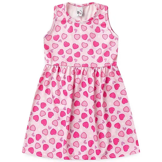 Vestidos Infantil Fresquinho regata em suplex 2 ao 14 anos estampados