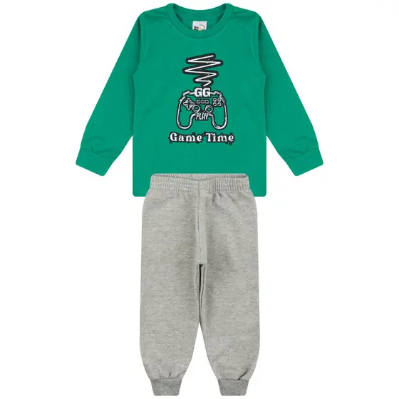 Conjunto Infantil Masculino Meia estação Game Time