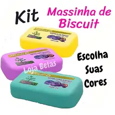 Massa Para Biscuit Cores Diversas 85g -  Inkway KIT OU UNIDADE