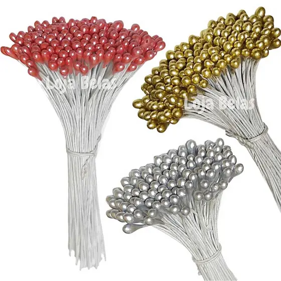 Pistilo para Flores Artesanais 50 ou 100 Unidades