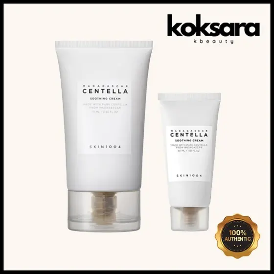 skin1004 madagascar cica soothing cream 30ml,75ml