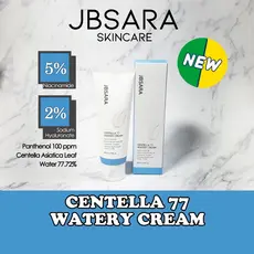 JBSARA Centella 77 Watery Cream 80ml(Niacinamide 5% + Hyaluronic 2% + Centella water 77%)