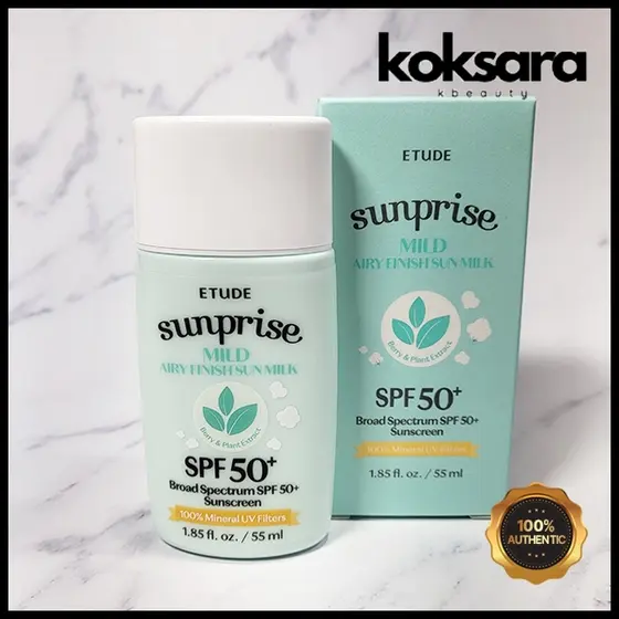 etude house sunprise mild airy finish spf 50+ pa++++