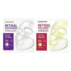 dermatory retinal glutathione radiance gel mask, collagen lifting gel mask 22g 1ea