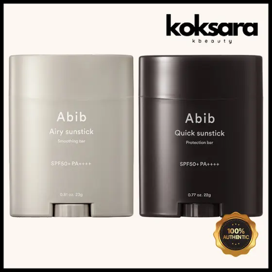 Abib Sunstick Bar 2types (Airy,quick) SPF50+PA++++