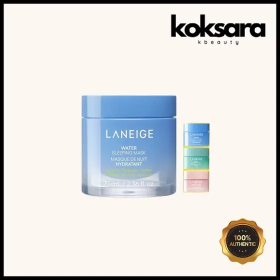 [NEW] Laneige Water Sleeping Mask 70ml + Sleeping Mask Mini 3 Types