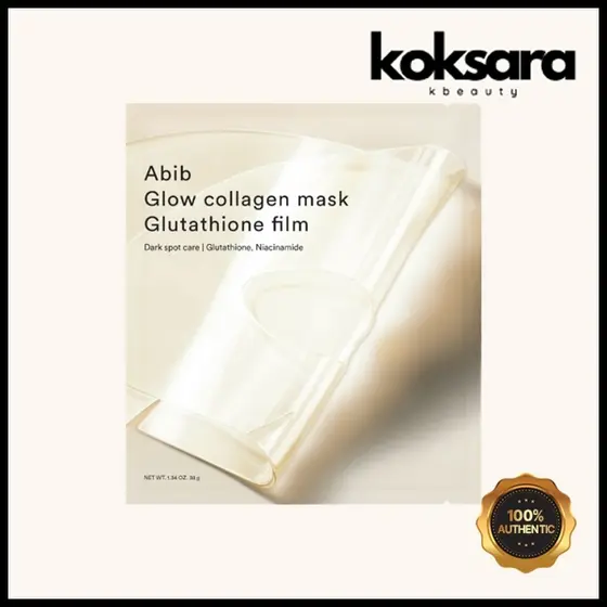 Abib Glow Collagen Mask Glutationa Film 38g Envio Da Coreia