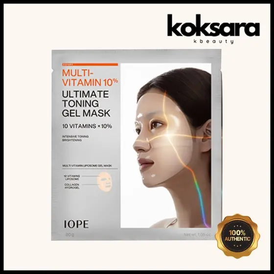 IOPE Multivitamin 10% Ultimate Toning Gel Mask 1 Sheet