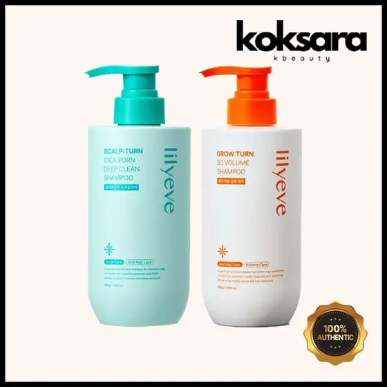 Lilyeve Growton 3D Volume / Scalpturn Cica PDRN Shampoo 500ml 2 Types