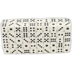 DADOS 16MM C/100PCS  BRANCO AX13720