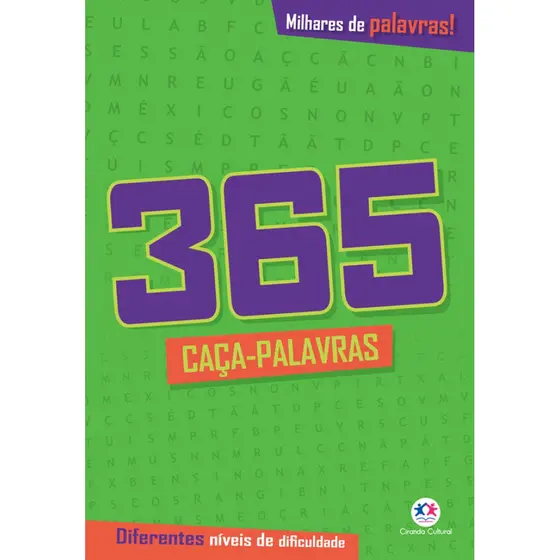 Livro - 365 caça-palavras - Capa comum - Ativamente