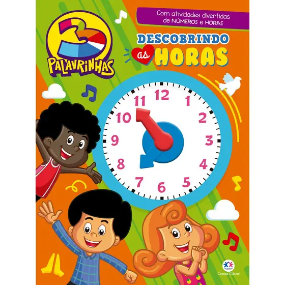 Livro - 3 Palavrinhas - Descobrindo as horas