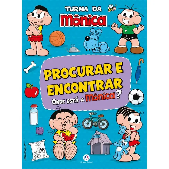 Livro Infantil - Turma da Mônica - Procurar e encontrar Ciranda Cultural