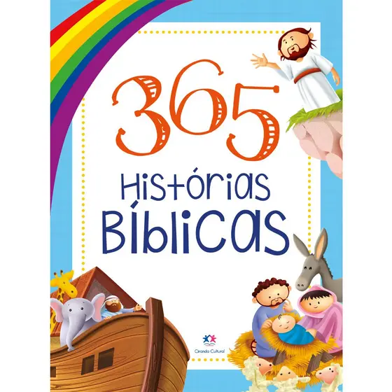 Livro - 365 histórias bíblicas - Ciranda Cultural Capa Dura