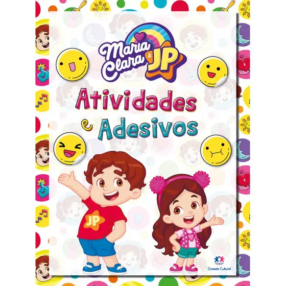 Livro - Maria Clara e JP - Adesivos e atividades