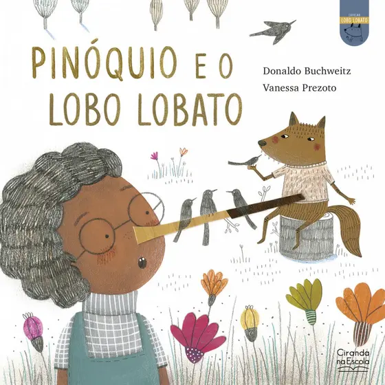 Livro Literatura infantil Pinóquio e o lobo Lobato