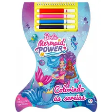 Livro Barbie - Colorindo as sereias