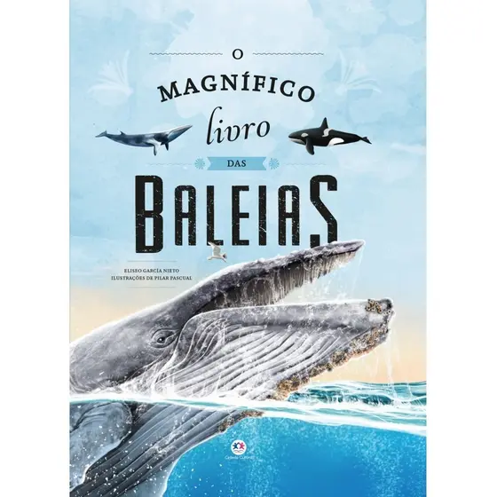 Livro Capa dura O magnífico livro das baleias