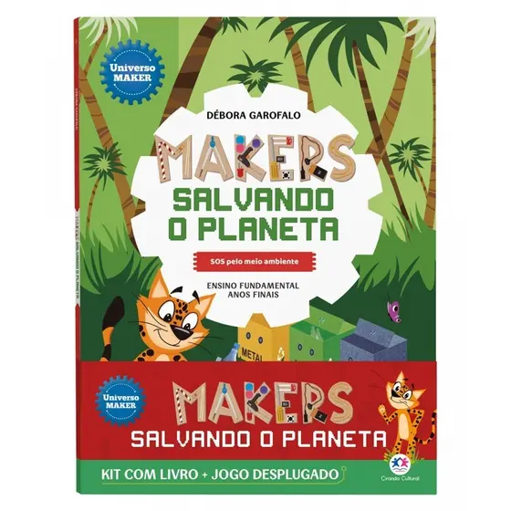 Makers salvando o planeta - Kit com livro + jogo desplugado