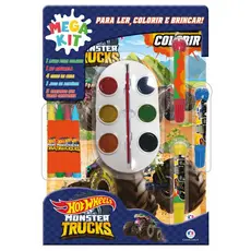 Livro Hot Wheels - Ler, colorir e brincar