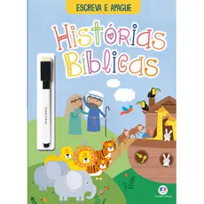 Livro Infantil Escreva e Apague- Histórias Bíblicas
