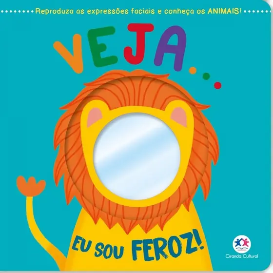 Livro Cartonado Veja... Eu sou feroz!