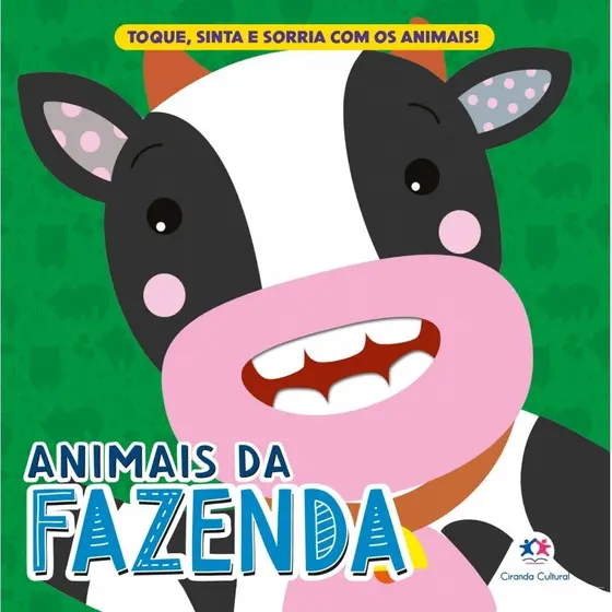Livro Toque e sinta Animais da fazenda
