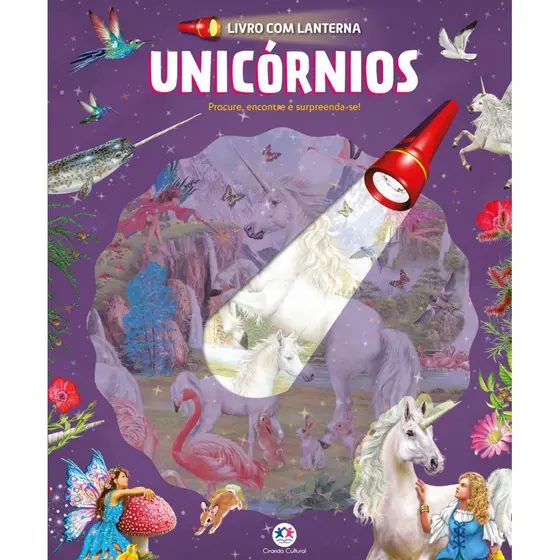 Livro Unicórnios - Livro com lanterna
