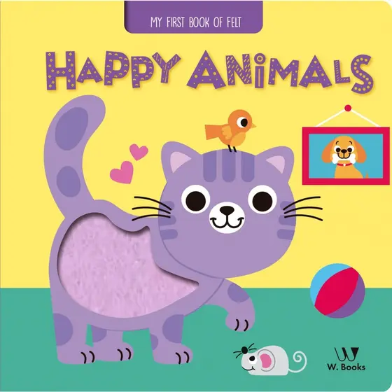 Livro Happy animals - Felt Book