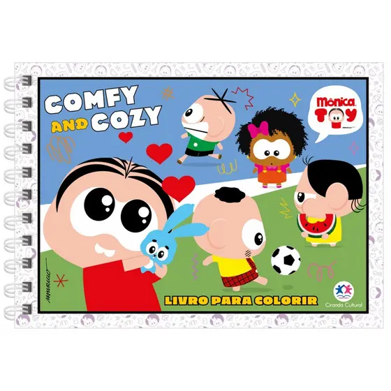Livro Turma da Mônica - Comfy and cozy - capa dura