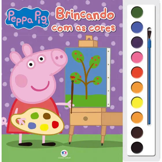 Livro - Peppa Pig - Brincando com as cores - Ciranda Cultural