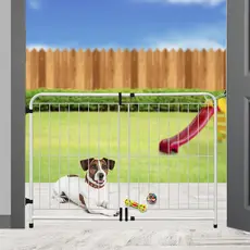 Portão Pet Cães Cachorro Bebê Extensivo 70 Até 115 Cm